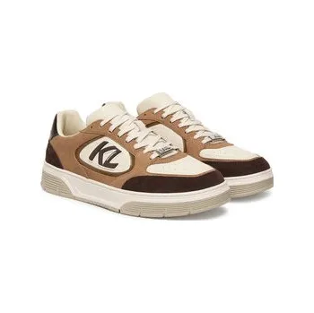 Pánské tenisky Sneakersy KARL LAGERFELD Kourtney KL53026 Hnědá 46