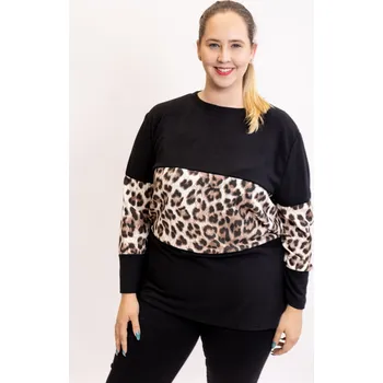 Dámský svetr Italy fashion Svetr NALA Barva: Černá, Velikost: UNI: XL-3XL