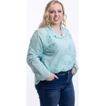 Italy fashion Dámská košile DITA Barva: mintová, Velikost: UNI: XL-3XL