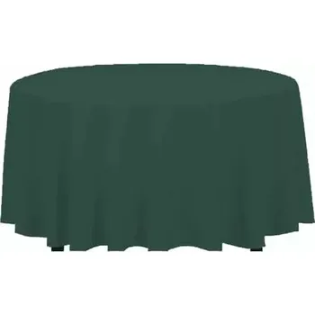ubrus Zelený ubrus odolný proti skvrnám fi 320 určený pro kulaté banketové stoly fi 180.Vlastnosti produktu: Barva zelená Materiál polyester 180 g Materiál odolný proti ulpívání Rozměr (průměr) 320 cm