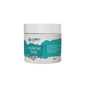 Koupelová pěna LOBEY Šumivý prach do koupele pro děti 140 g