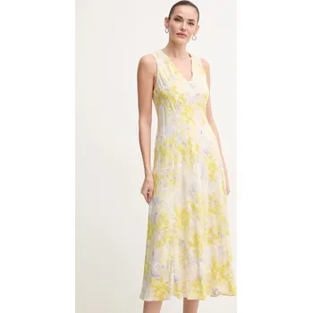 Dámské šaty Šaty Calvin Klein LV044B059G žlutá 10A, vel. S