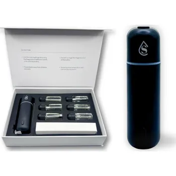 Osvěžovač vzduchu Vůně do auta - difuzér do Auta MINIgo Black + 6 x vůně do auta