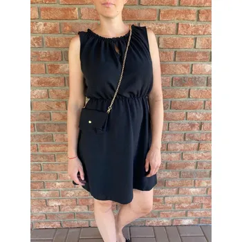 Dámské šaty Italy fashion Šaty s kabelkou ZORA Barva: Žlutá, Velikost: M/L