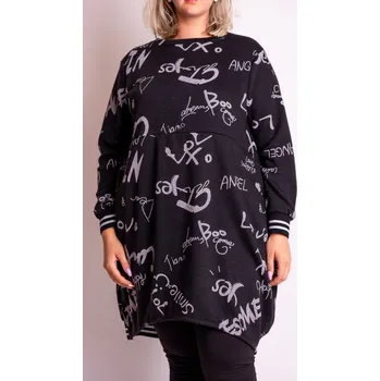 Dámské šaty Italy fashion Šaty SMILE Barva: Černá, Velikost: UNI - L-2XL