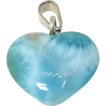 Přívěsek Larimar srdíčko - pro duchovní rovnováhu
