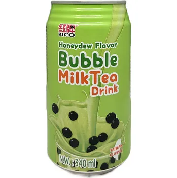 Ledový čaj Rico Bubble MilkTea Drink Honeydew Flavor 340ml [TW]
