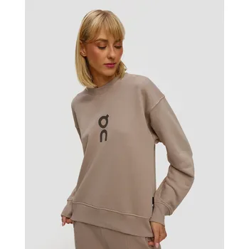 Dámské oblečení Dámská Tepláková Mikina On Club Crew V Béžové Barvě 1we10470603-603