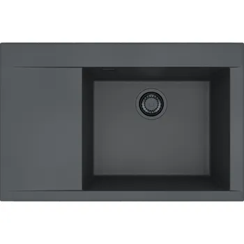 Kuchyňský dřez Alveus Pure-G 70 Black Edition Deep Black A90, pravý 1149504