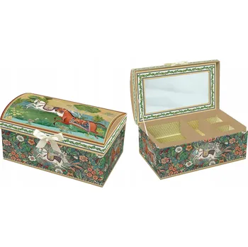 Šperkovnice LIVELLO Organizér Šperkovnice Na Bižuterii Krabička Kufřík zrcadlem 20 cm