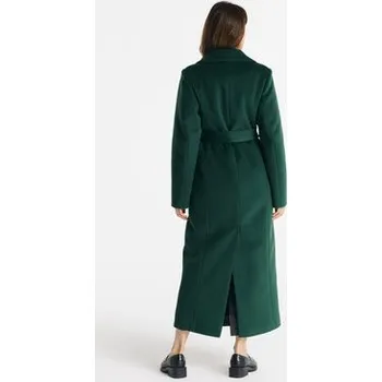 Dámský kabát Salme Vlněný kabát Verona Zelená Regular Fit 34