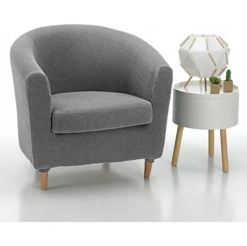 Napínací potah Potah na křeslo Belmarti šedý