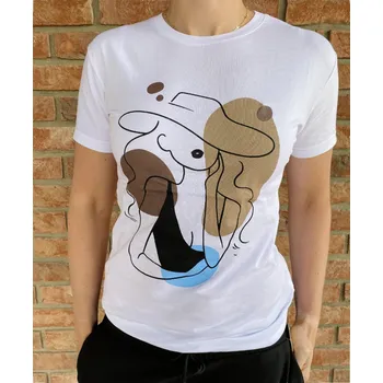 Italy fashion Dámské tričko Elegant Barva: Černá, Velikost: XL