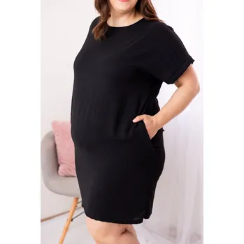 Dámské šaty Italy fashion Šaty LOLA Barva: Černá, Velikost: UNI - L-2XL