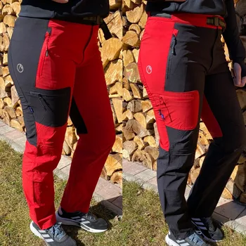 Dámské kalhoty NEVEREST outdoorové kalhoty Barva: černo-šedá, Velikost: 3XL