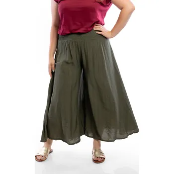 Dámská sukně Italy fashion Kalhotová sukně ROZÁLIE Barva: Khaki, Velikost: UNI: M-2XL