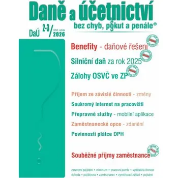 Daně a účetnictví bez chyb, pokut a penále 2-3/2026 - Martin Děrgel