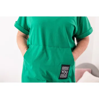 Dámské šaty Italy fashion Šaty TEREZ Barva: Zelená, Velikost: UNI - L-2XL