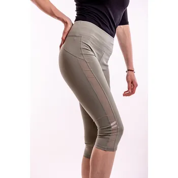 Dámské legíny Elevek Sportovní 3/4 legíny Barva: Modrá, Velikost: L/XL