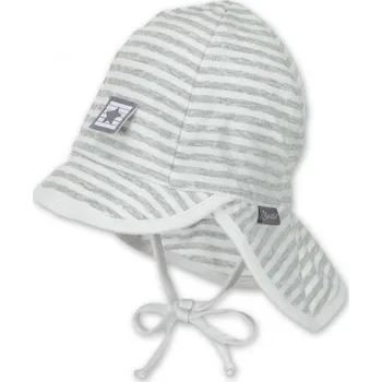 Kšiltovka Sterntaler kšiltovka úplet - šedý proužek - velikost 45