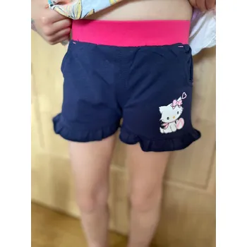 Dívčí oblečení WOLF holčičí kraťásky (kočička) Barva: Tmavě modrá, Velikost: 104