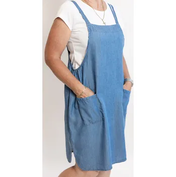 Dámské šaty Italy fashion Šaty SANDRA Barva: Tmavě modrá, Velikost: UNI: M-XL