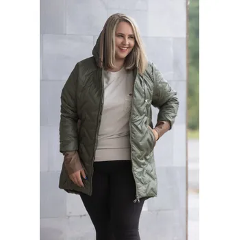 S'WEST Dámská bunda NANCY [T2-2291#] Barva: Khaki, Velikost: 48