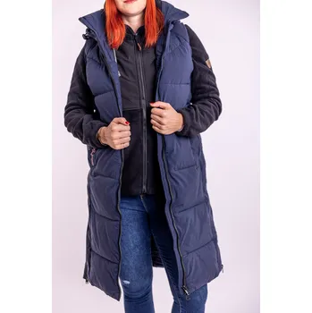Dámská vesta Temster Dlouhá zimní vesta LA MAYOR [23948] Barva: Tmavě modrá, Velikost: M