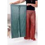 Italy fashion Vzdušné kalhoty FREJZA Barva: Zelená, Velikost: S/M