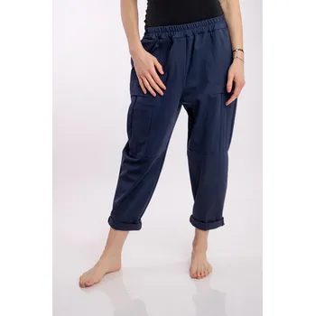 Dámské kalhoty Italy fashion Teplákové kalhoty LUISA Barva: Modrá, Velikost: UNI - L-2XL
