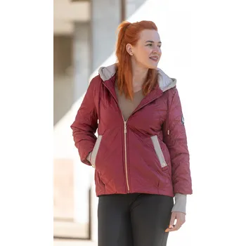 S'WEST Dámská bunda HANIE [B8561-1] Barva: Vínová, Velikost: 2XL