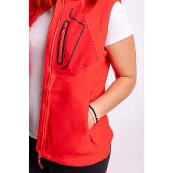 Dámská vesta Temster Sportovní fleesová vesta [23986] Barva: Červená, Velikost: 3XL