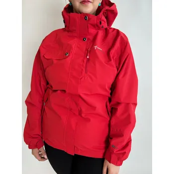 Dámská bunda Dámská větrovka REJOK [23037] Barva: Červená, Velikost: 4XL