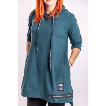 Dámské šaty Italy fashion Šaty ANNA Barva: Petrolejová, Velikost: UNI - L-2XL