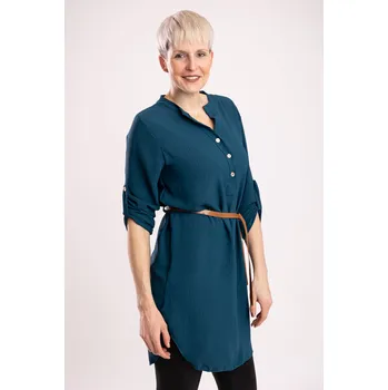 Dámská košile Italy fashion Dlouhá košile LUNA Barva: Modrá, Velikost: UNI