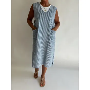 Dámské šaty Italy fashion Šaty HERBA Barva: Modrá, Velikost: UNI - L-2XL