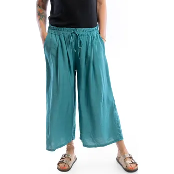 Italy fashion Dámské letní kalhoty JOANA Barva: Petrolejová, Velikost: UNI: M-2XL