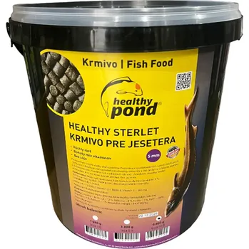 Technika k zahradnímu jezírku HealthyPond Krmivo pro jesetery a veslonose - Healthy pond 5mm 10L