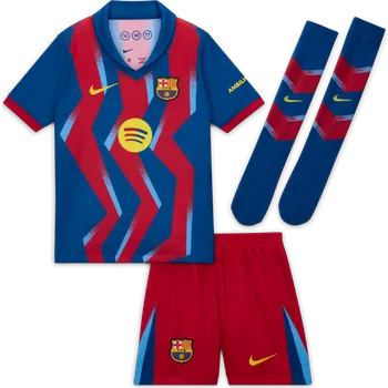 Míčový sport Souprava Nike Dri-FIT FC Barcelona Minikit 4th Jersey Set 2025/26 Little Kids fz1306-432 Velikost S