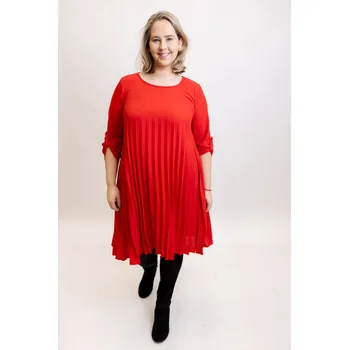 Dámské šaty Italy fashion Šaty ROCA Barva: Červená, Velikost: UNI: L-3XL