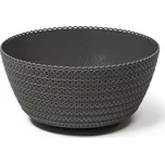 Lamela LAMELA, květináč-žardinka JERSEY 240 mm, antracit