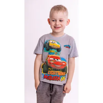 Chlapecké tričko Klučičí tričko AUTA Barva: Šedá, Velikost: 104