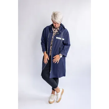 Dámský svetr Italy fashion Kardigan GINA Barva: Tmavě modrá, Velikost: UNI: L-3XL