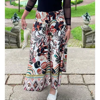 Dámská sukně Italy fashion Kalhotová sukně Barva: Oranžová, Velikost: UNI