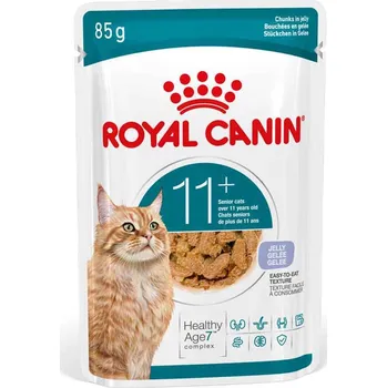 Krmivo pro kočku 12x85g Royal Canin Ageing 11+ v želé