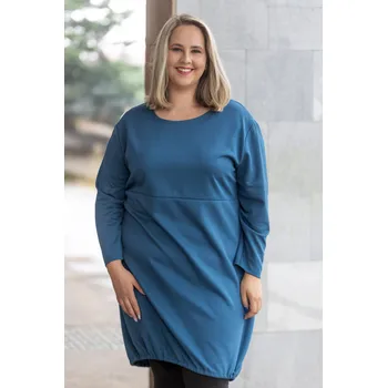 Dámské šaty Italy fashion Šaty BRENDA Barva: Petrolejová, Velikost: UNI: 2XL-4XL