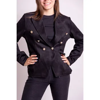 Dámské sako Italy fashion Sako LUISA Barva: Černá, Velikost: UNI: M/L