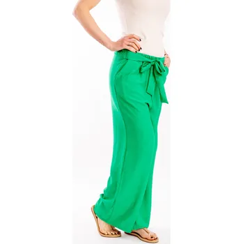 Dámské kalhoty Italy fashion Vzdušné kalhoty PIRY Barva: Zelená, Velikost: UNI - S-L