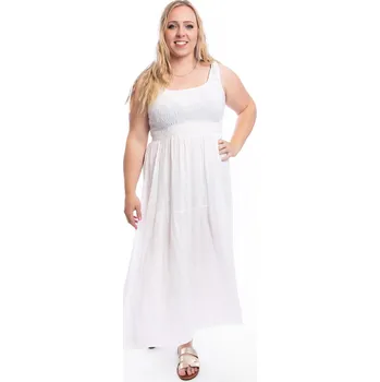 Dámské šaty Italy fashion Letní šaty VICTORIA Barva: Bílá, Velikost: UNI: M-2XL