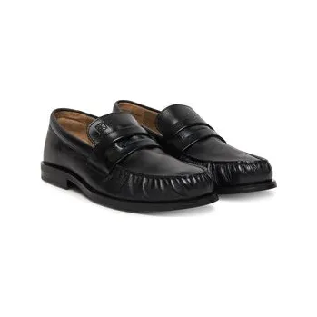 Pánská móda Lordsy Calvin Klein Ess Rubber Loafer Wr Pol Lth HM0HM02171 Černá 43